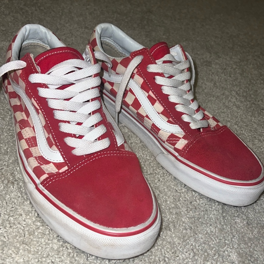 red vans good condition